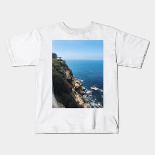 Cliffs at Point Fermin Park Kids T-Shirt